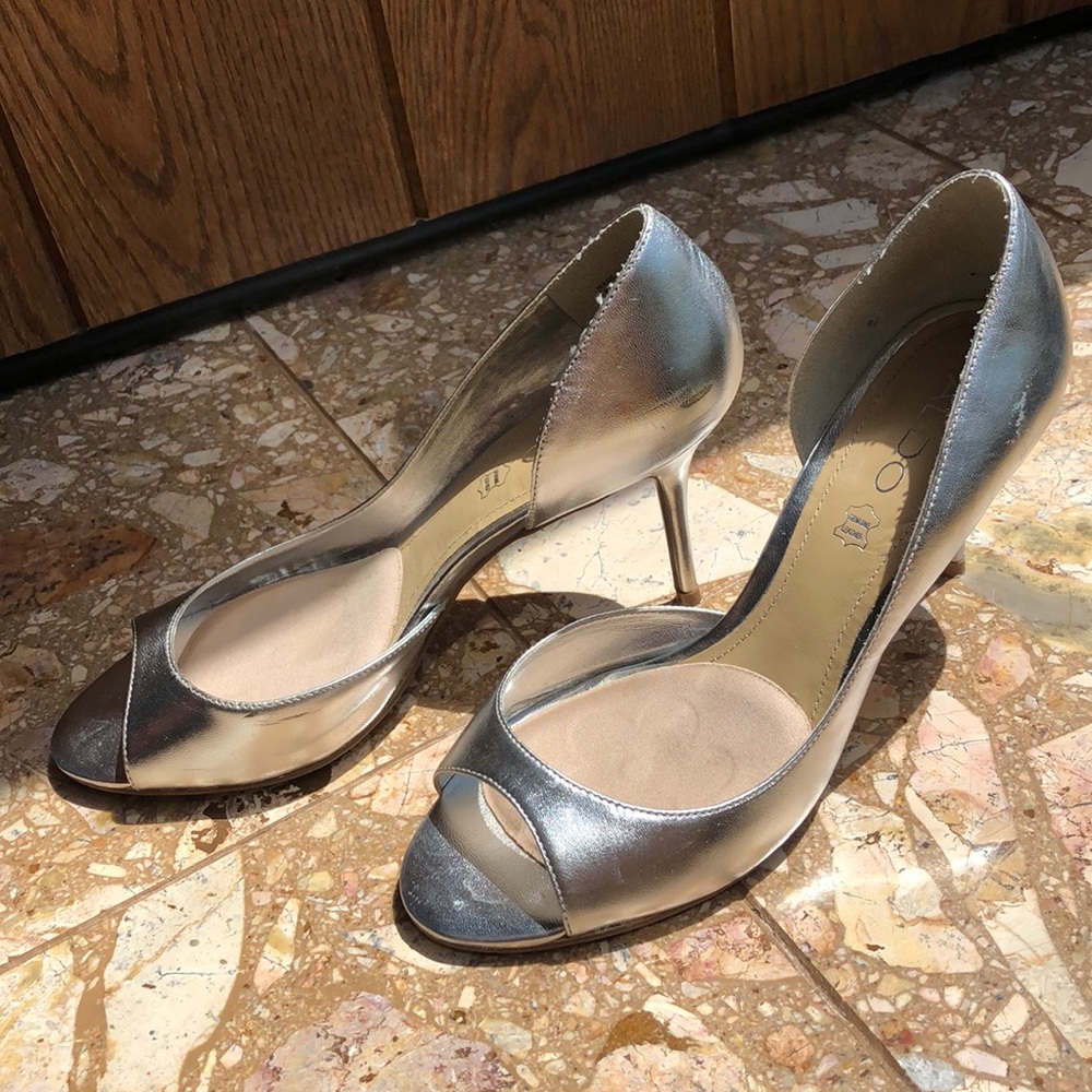 Silver heels